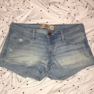 Denim jean shorts